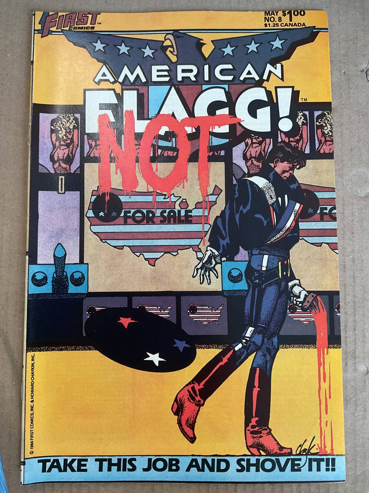 American Flagg #8 1984 First Comics