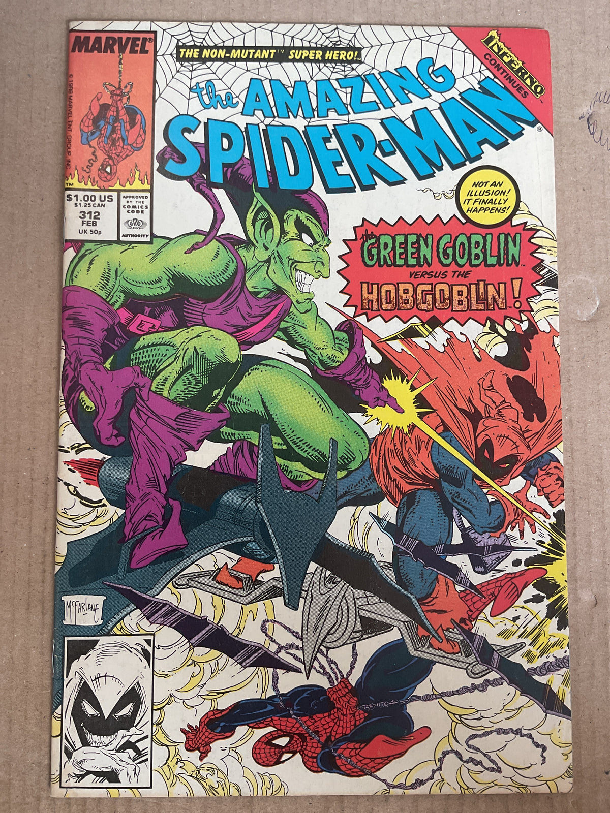 Amazing Spider-Man #312 1988 Marvel Comics Inferno
