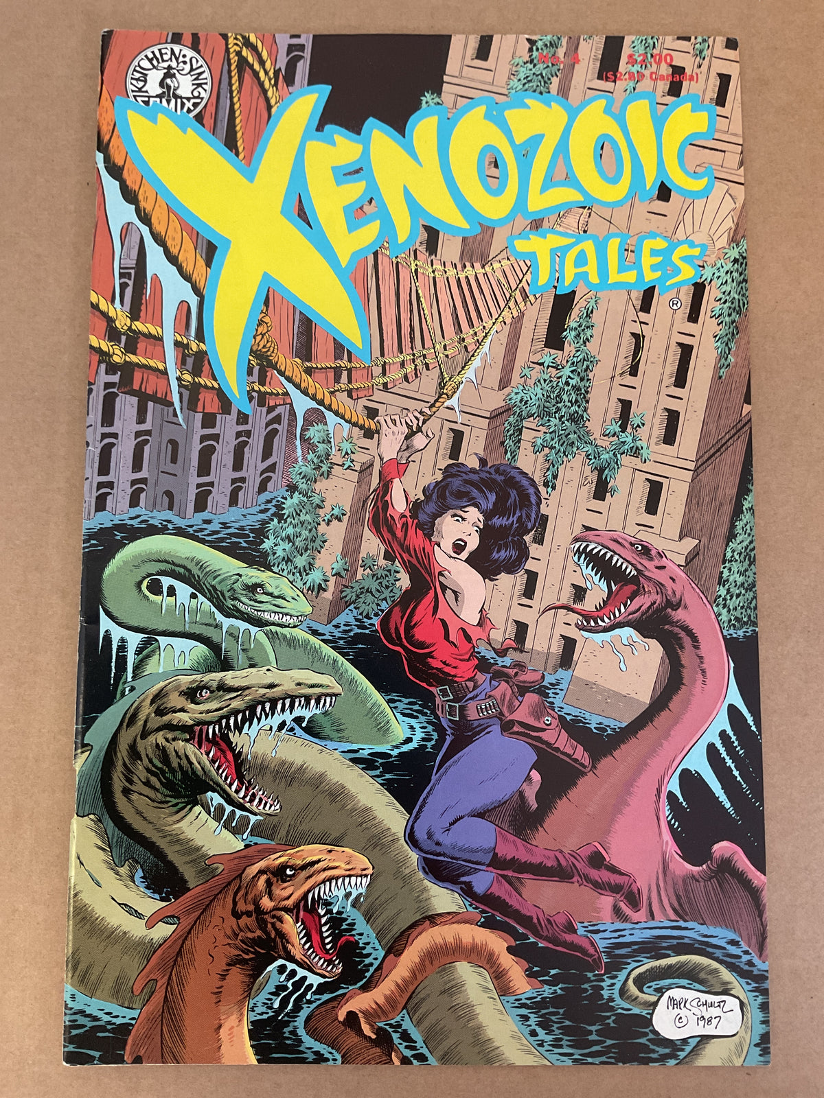 Xenozoic Tales #4 1987 Kitchen Sink Comix