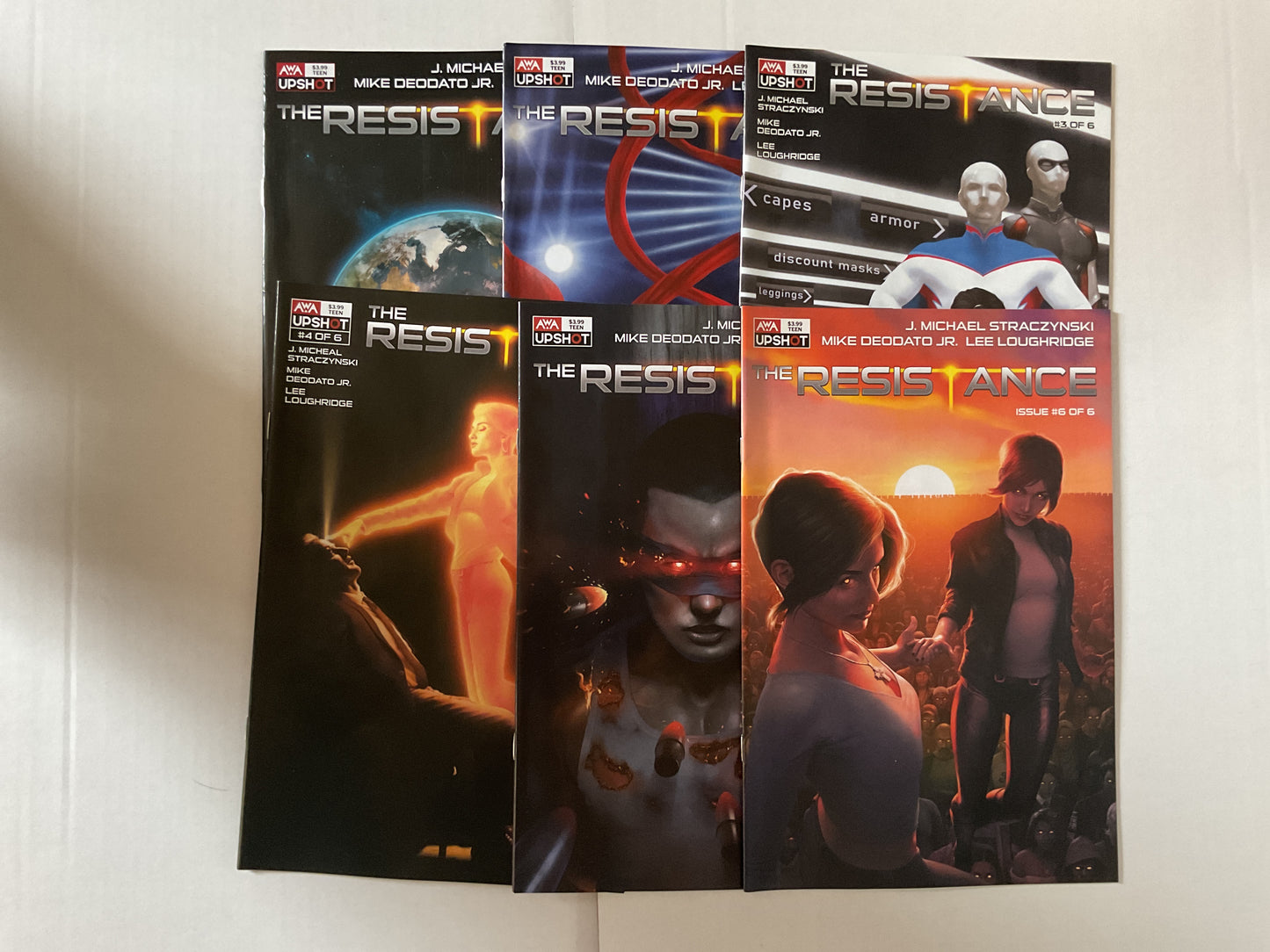 Resistance #1-6 2020 AWA Studios Complete Series