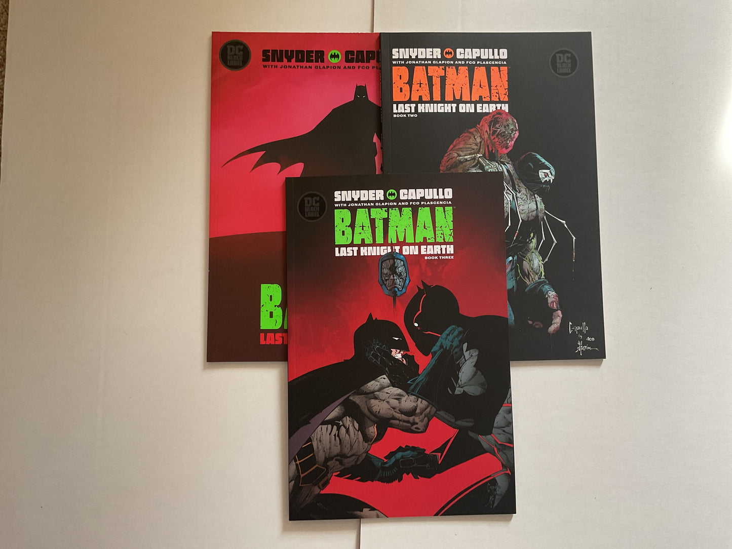 Batman Last Knight On Earth #1-3 2019 DC Comics Complete Series