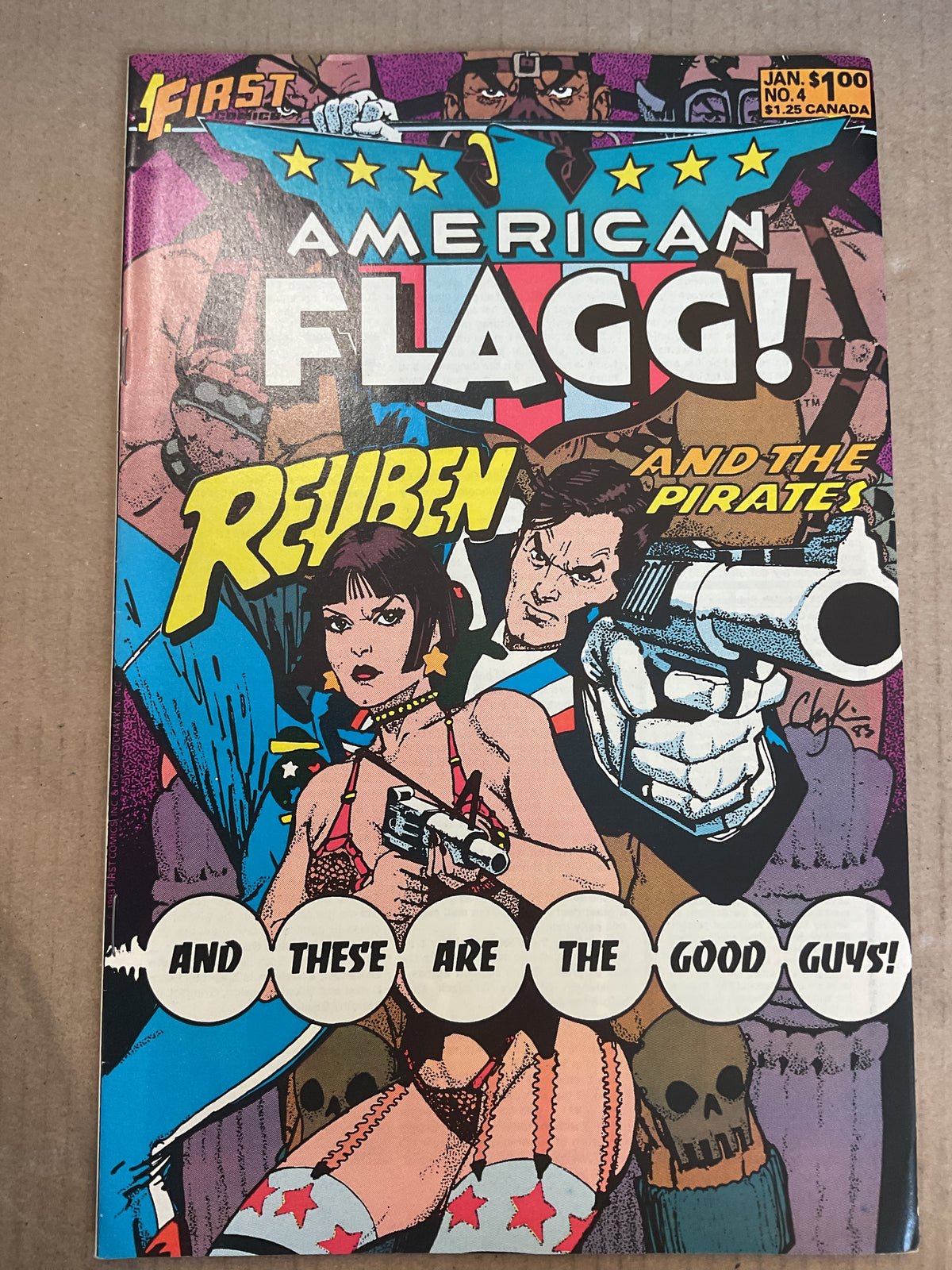 American Flagg #4 1984 First Comics
