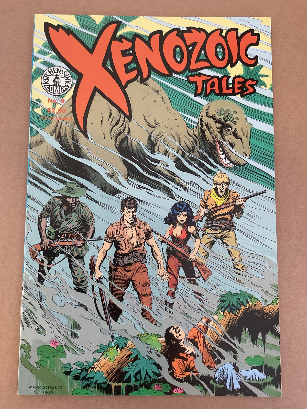 Xenozoic Tales #8 1988 Kitchen Sink Press