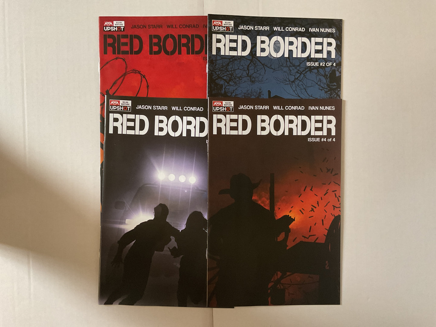 Red Border #1-4 2020 AWA Studios Complete Series