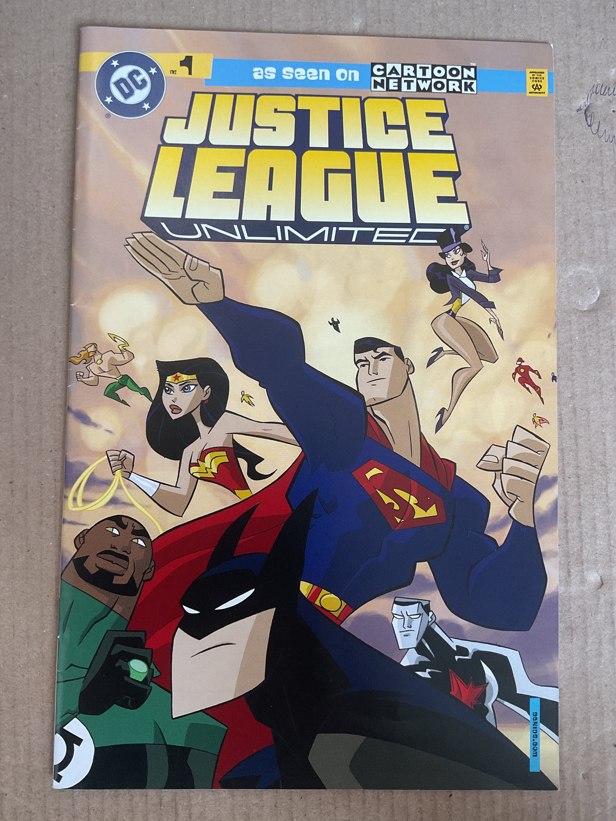 Justice League Unlimited #1 2005 DC Comics Action Figure Reprint