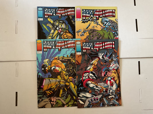 Superpatriot #1-4 1993 Image Comics Complete Series