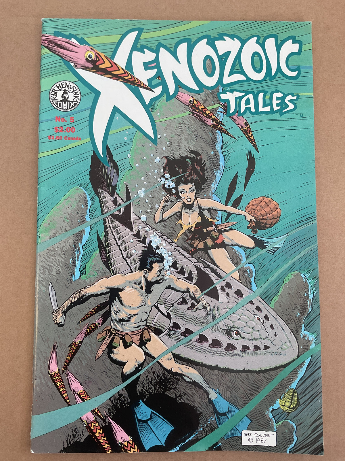 Xenozoic Tales 5 1988 Kitchen Sink Comix