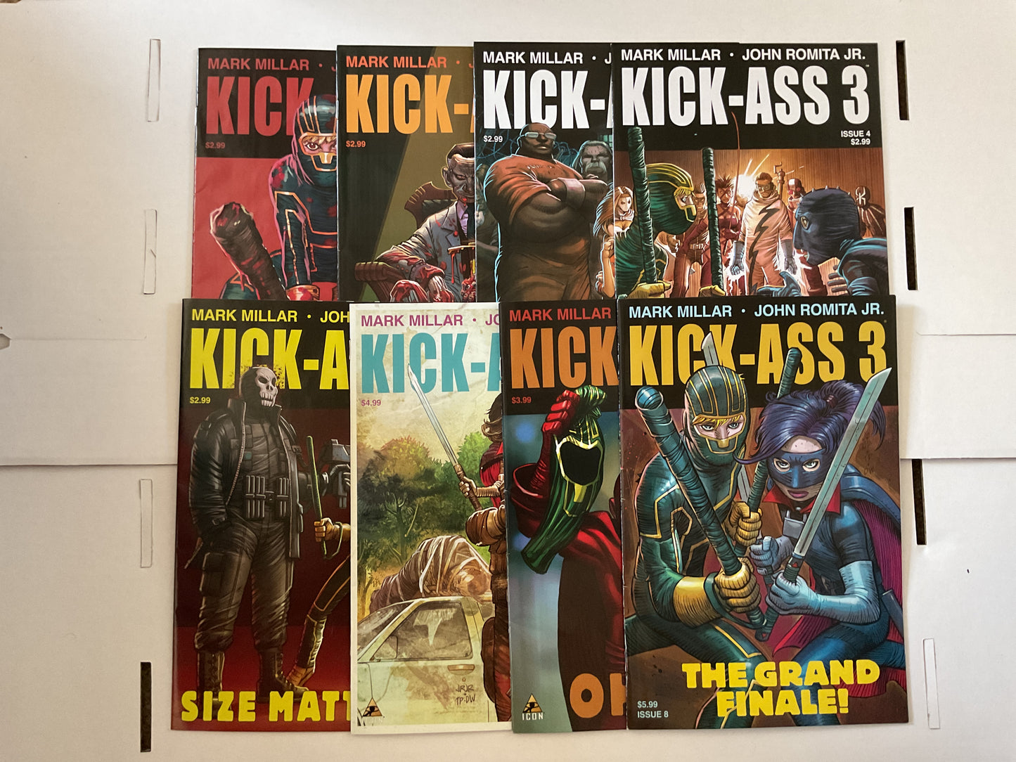 Kick-Ass 3 #1-8 2013 Icon Comics Complete Series
