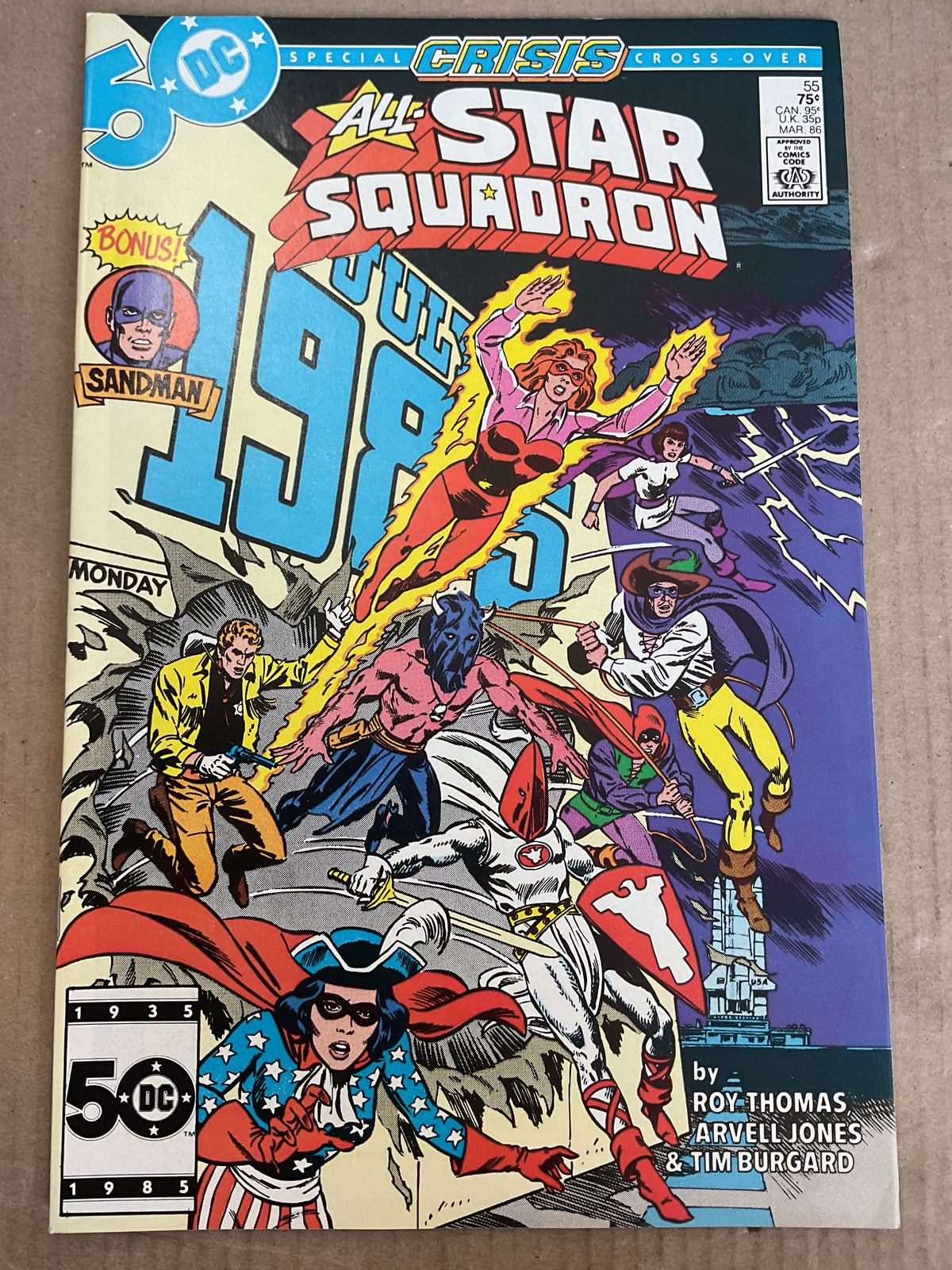 All-Star Squadron #55 1986 DC Comics Crisis On Infinite Earths