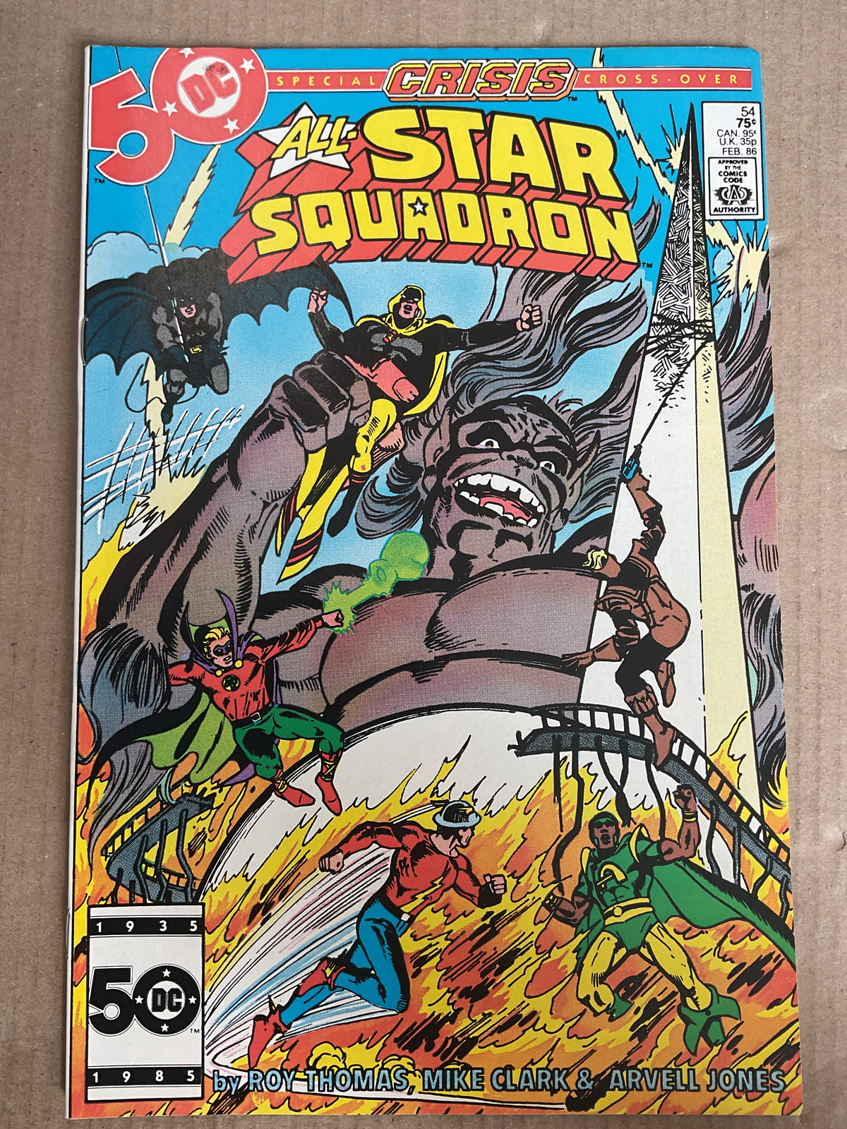 All-Star Squadron #54 1986 DC Comics Crisis On Infinite Earths