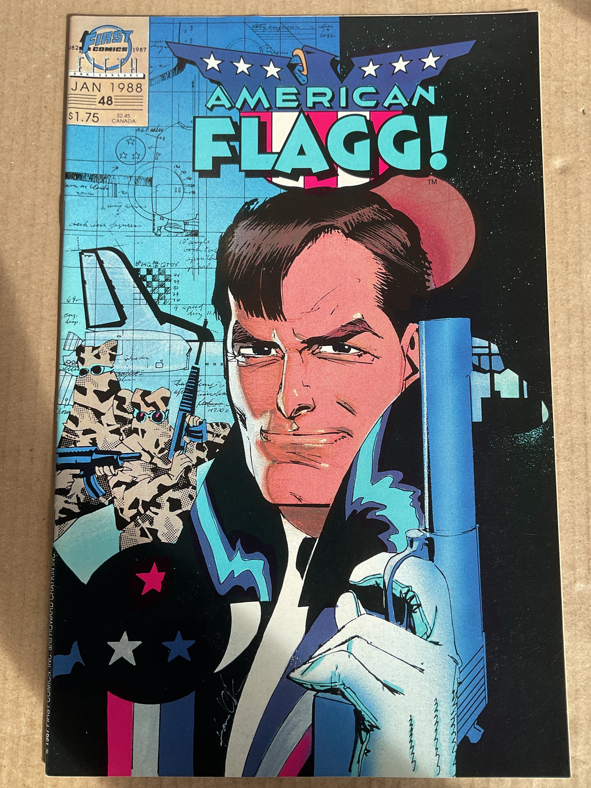 American Flagg #48 1988 First Comics