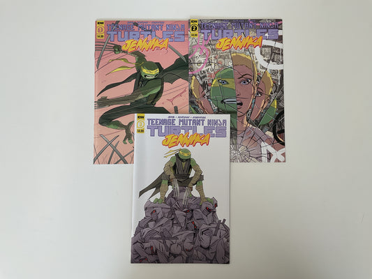 Teenage Mutant Ninja Turtles Jennika #1-3 2020 IDW Publishing Complete Series