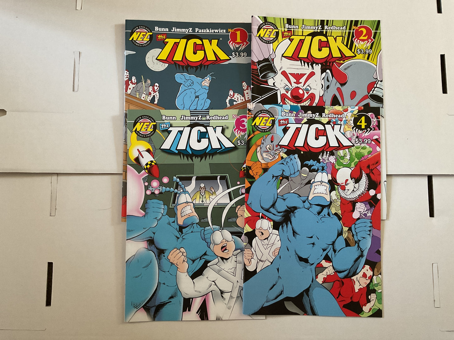 The Tick #1-4 2018 NEC Complete Series