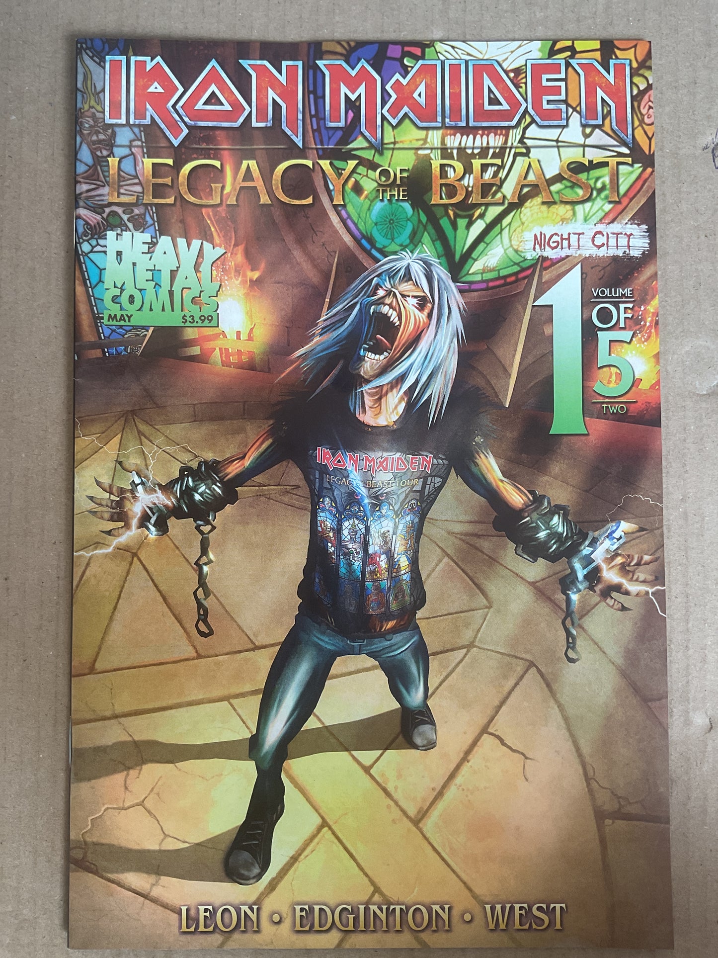 Iron Maiden Legacy Of The Beast Night City Vol 2 #1 2019 Heavy Metal Comics