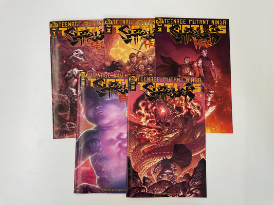 Teenage Mutant Ninja Turtles Shredder In Hell #1-5 2019 IDW Publishing Complete Series