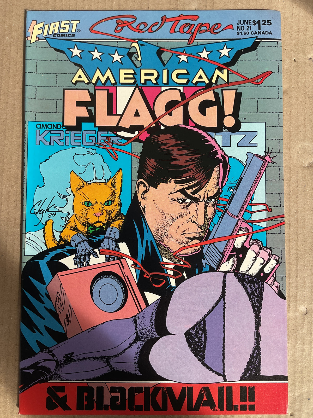 American Flagg #21 1985 First Comics