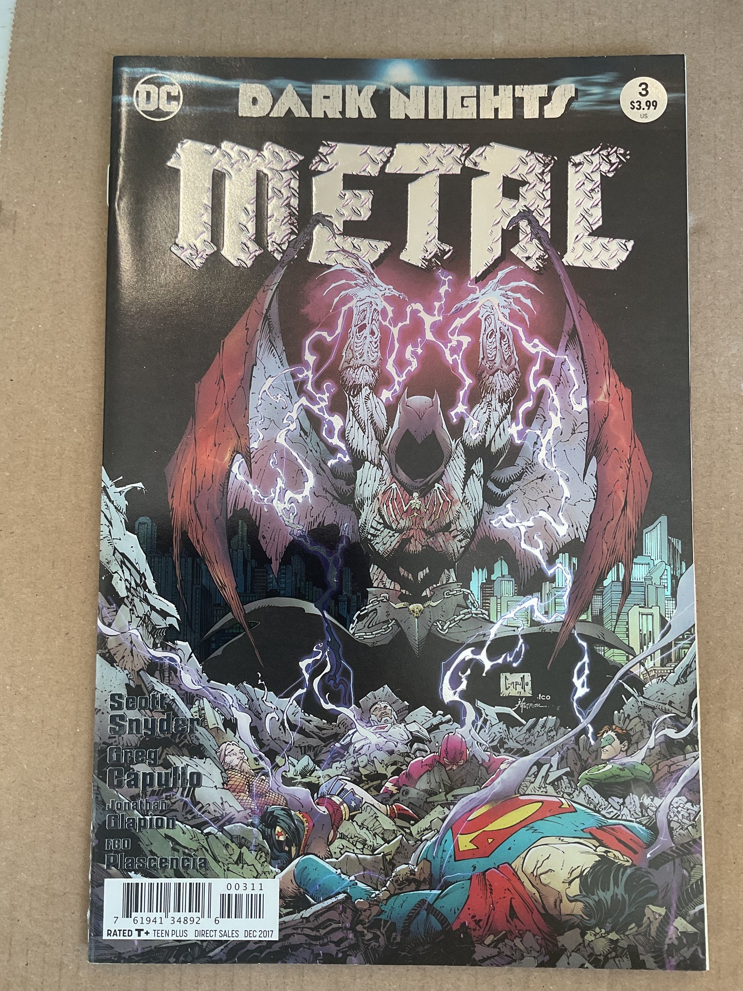 Dark Nights Metal #3 2017 DC Comics