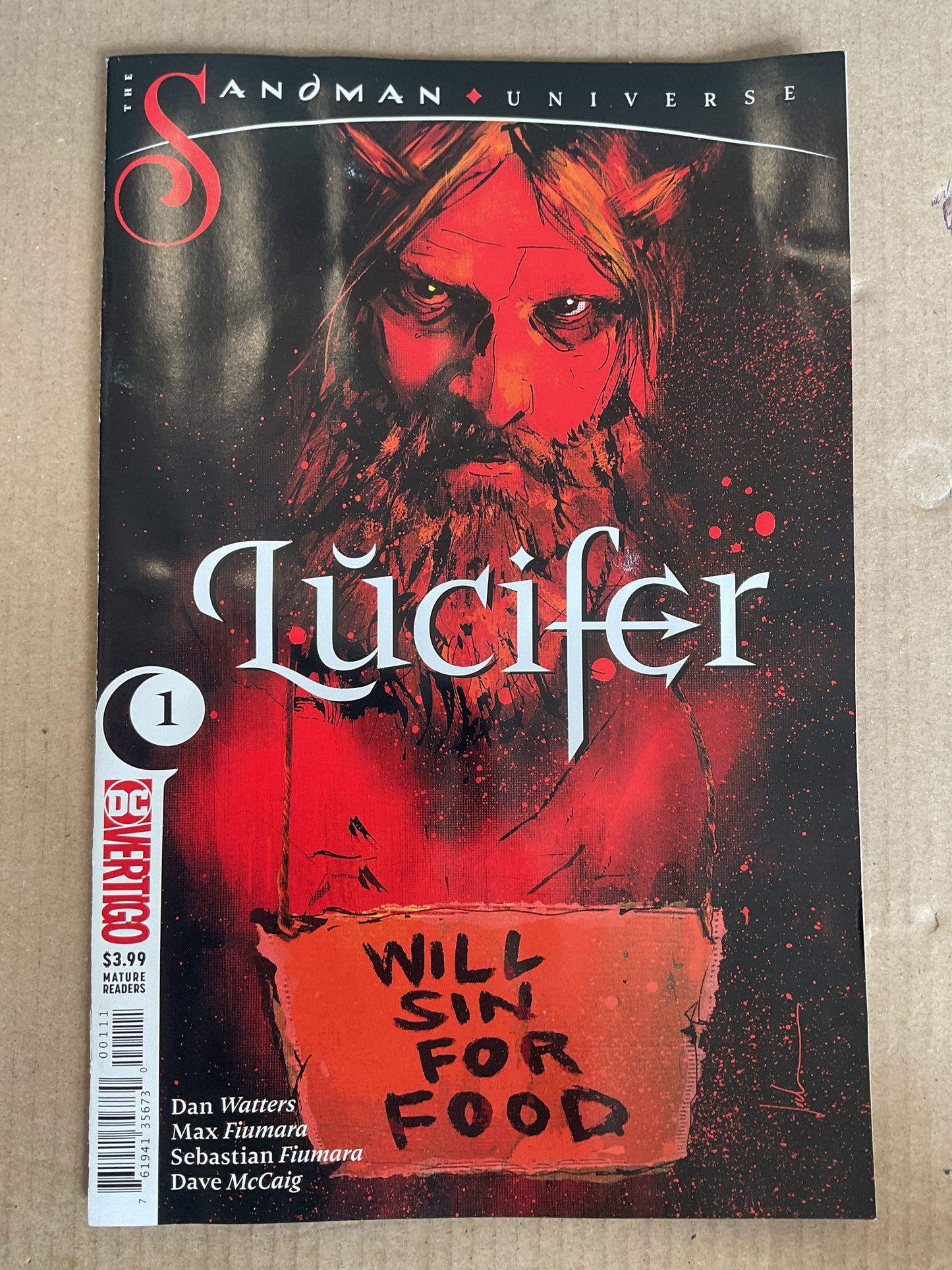 Lucifer #1 2018 2018 DC Comics Vertigo
