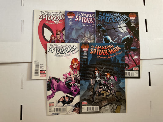 Amazing Spider-Man Renew Your Vows #1-5 2015 Marvel Comics Secret Wars Complete Series
