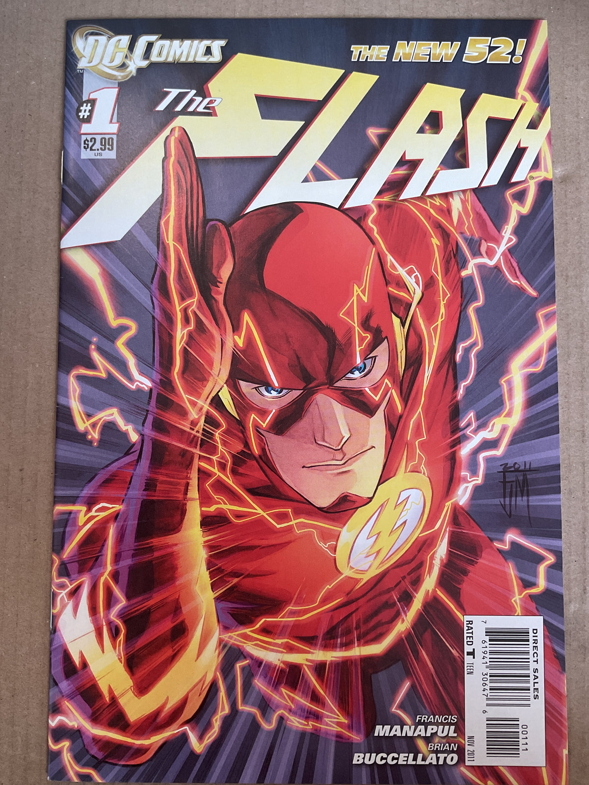 Flash #1 2011 DC Comics 1st Appearance of Dr Elias