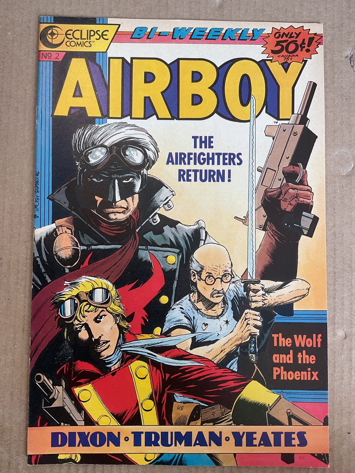 Airboy #2 1986 Eclipse Comics