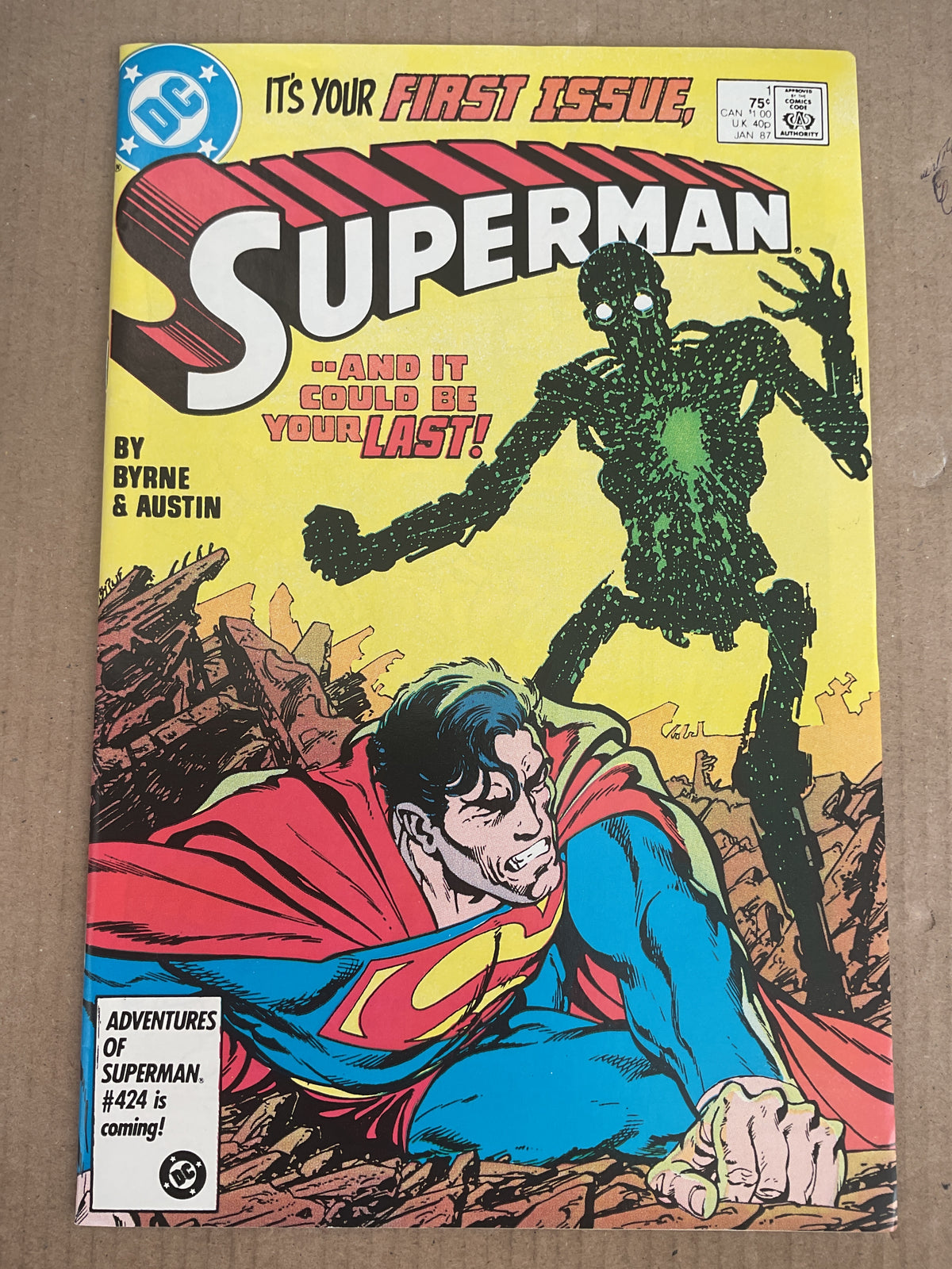 Superman #1 1987 DC Comics