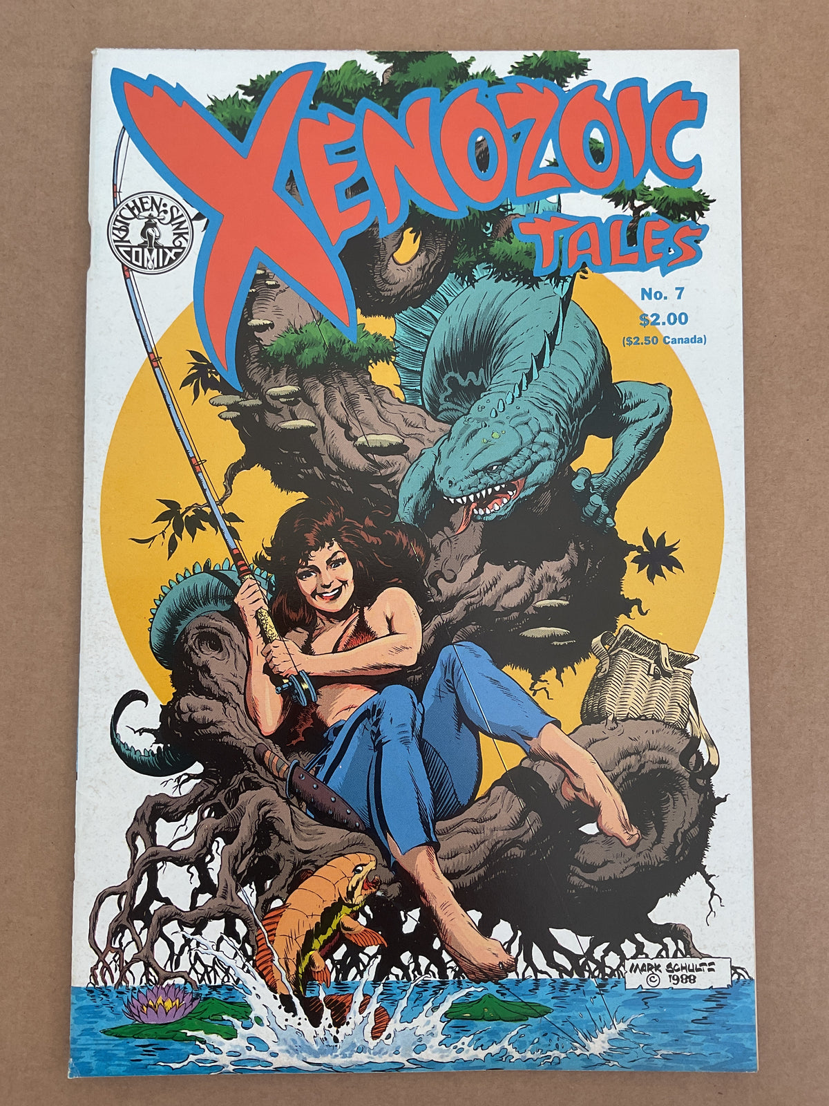 Xenozoic Tales #7 1988 Kitchen Sink Comix