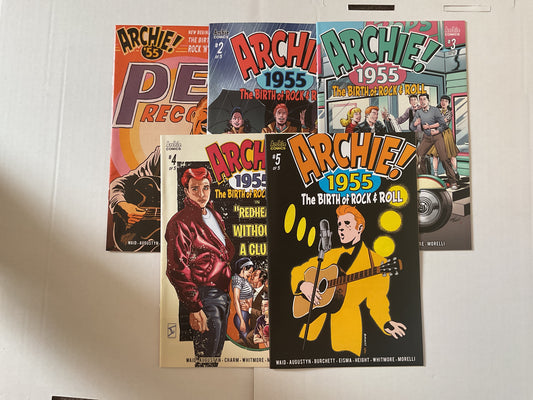 Archie 1955 #1-5 2020 Archie Comics Complete Series Mixed Covers