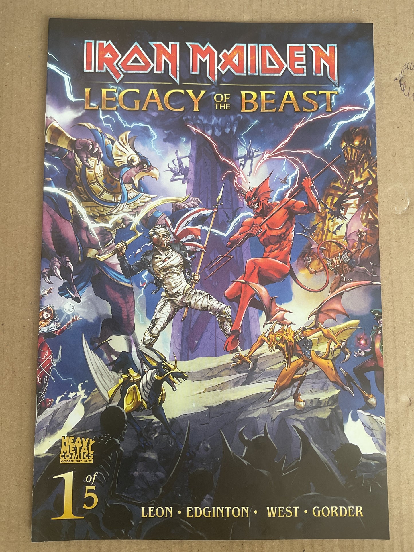 Iron Man Legacy Of The Beast #1 2017 Heavy Metal Comics Casas Variant