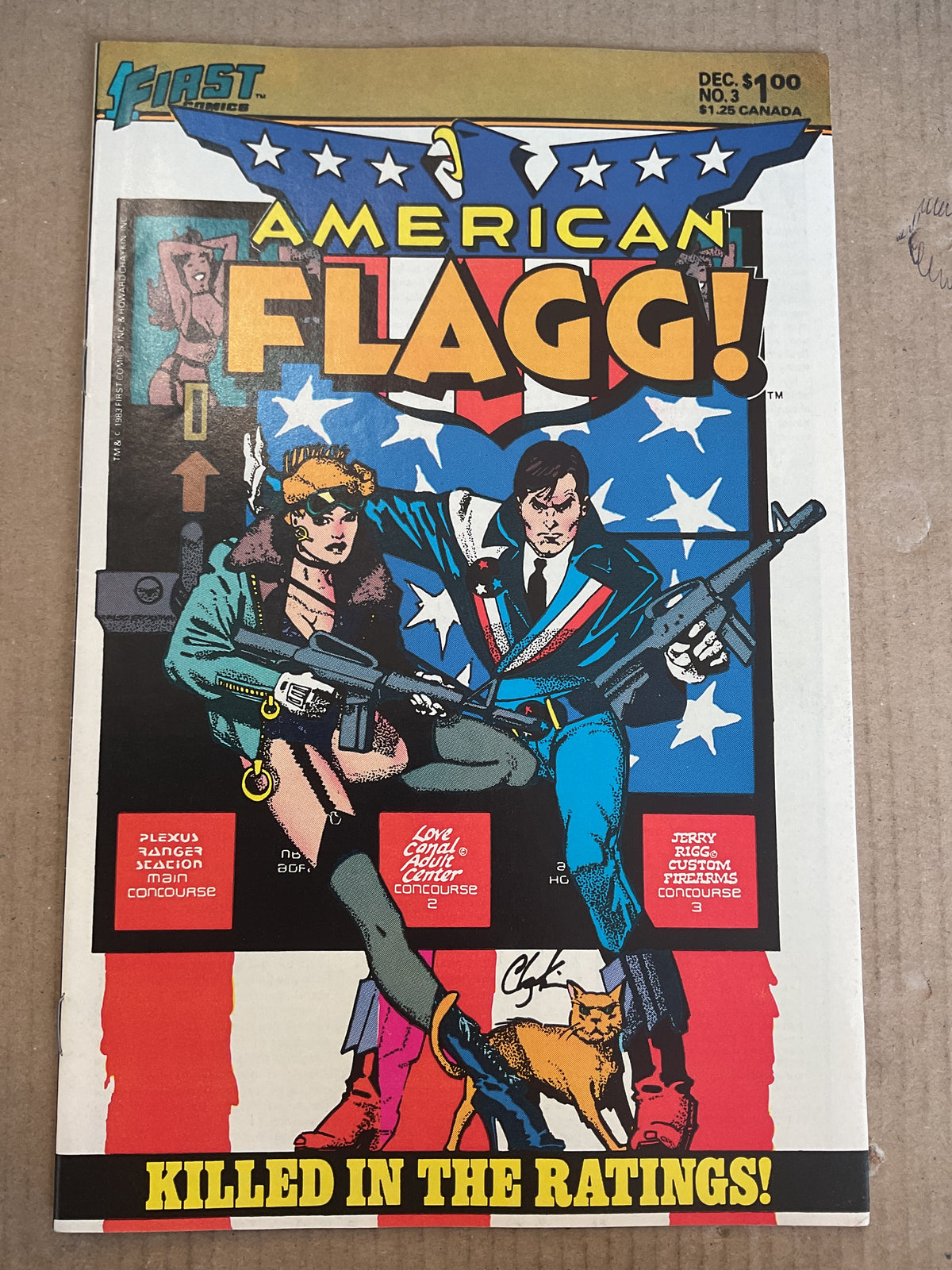 American Flagg #3 1983 First Comics