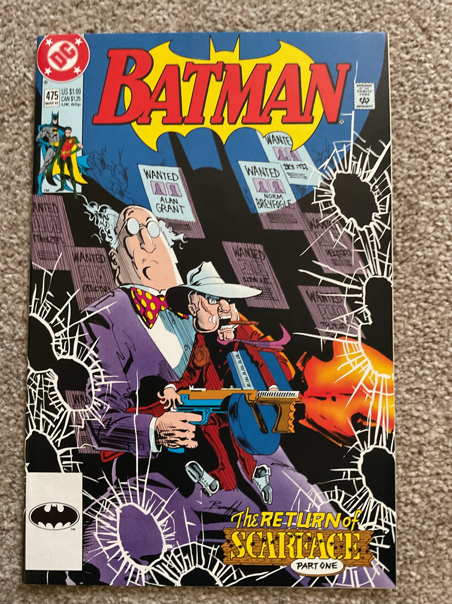 Batman #475 DC Comics 1st Appearance Of Renee Montoya