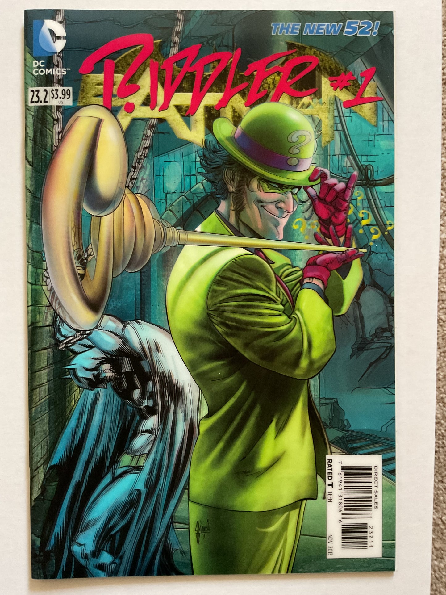 Batman #23.2 2013 DC Comics Riddler Lenticular Cover