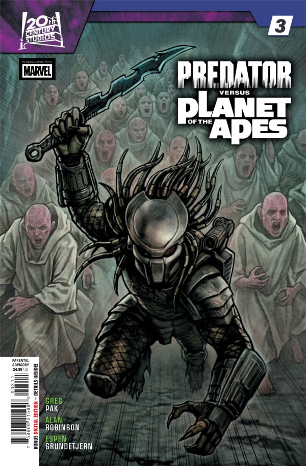 (Sub) Predator Vs Planet Of The Apes #3 2026 Marvel Comics