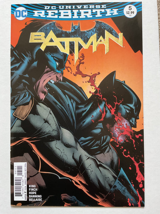 Batman #5 2016 DC Comics