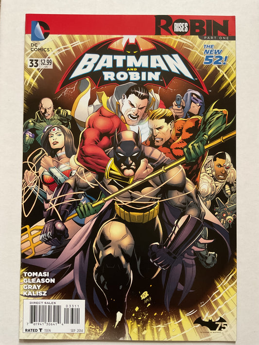 Batman And Robin #33 2014 DC Comics Robin Rises