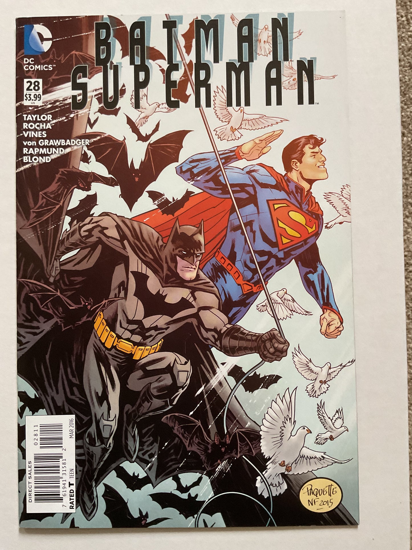 Batman Superman #28 2016 DC Comics