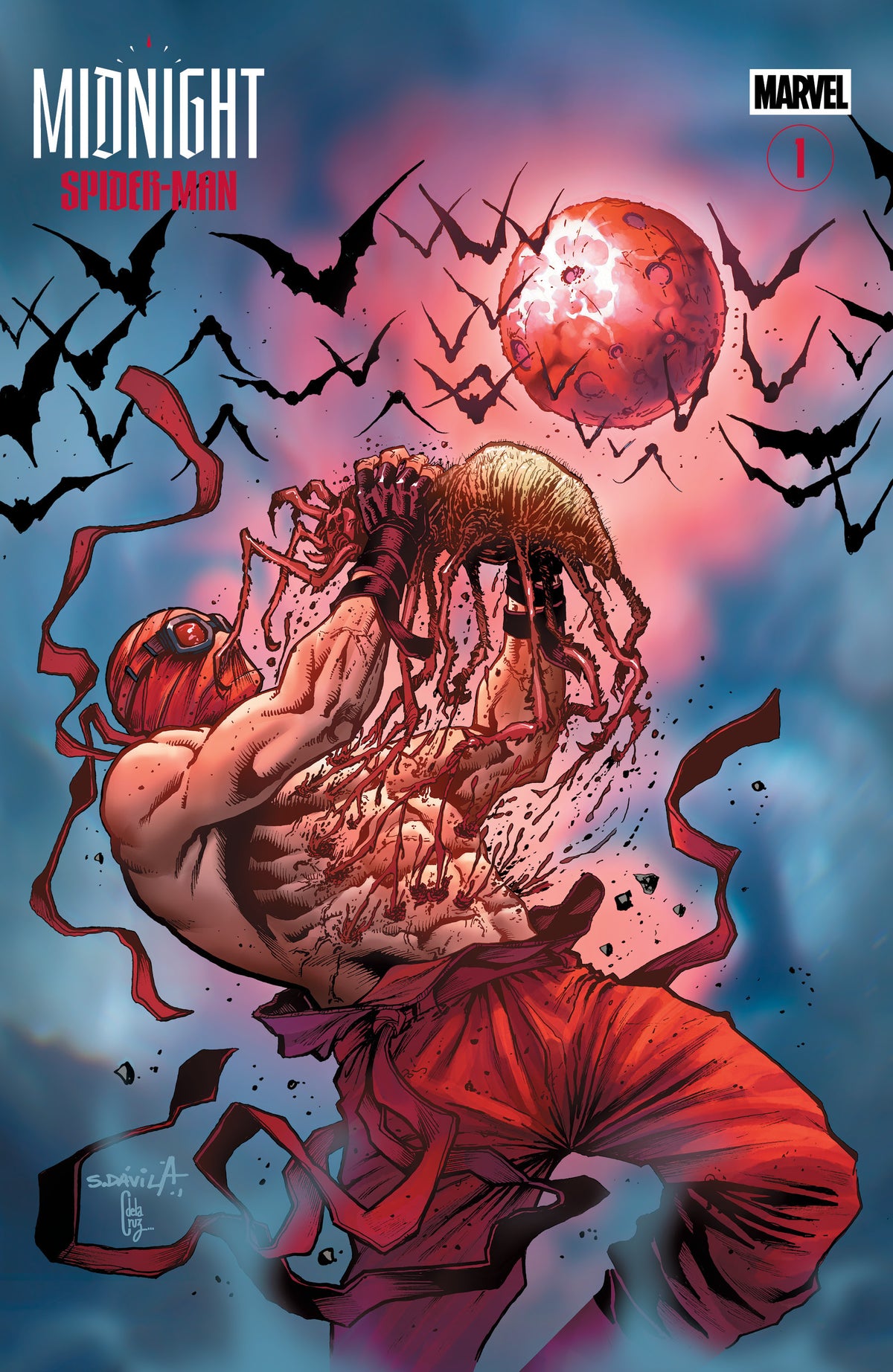 Midnight X-Men, Fantastic Four, Spider-Man #1 2026 Marvel Comics Sergio Dávila DUK Exclusive Connecting Variant Set