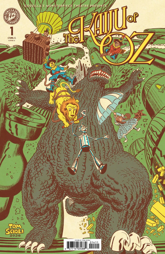 Godzilla’s Monsterpiece Theatre: Kaiju Of Oz #1 2026 IDW Publishing
