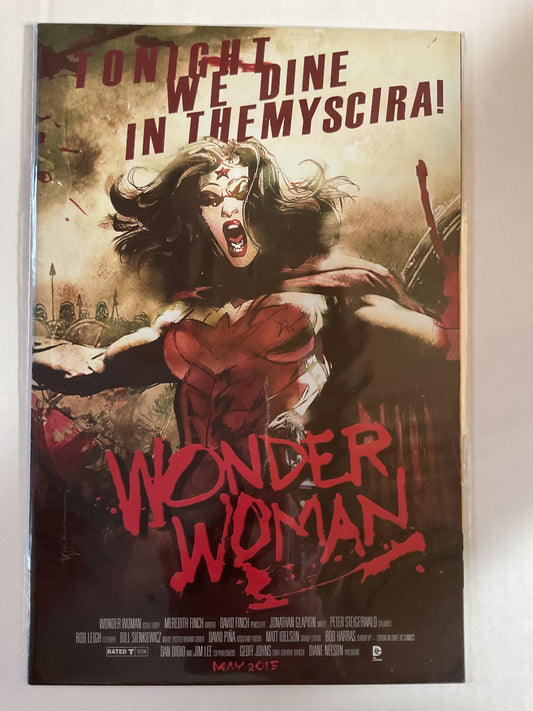 Wonder Woman #40 2015 DC Comics Sienkiewicz Movie Variant