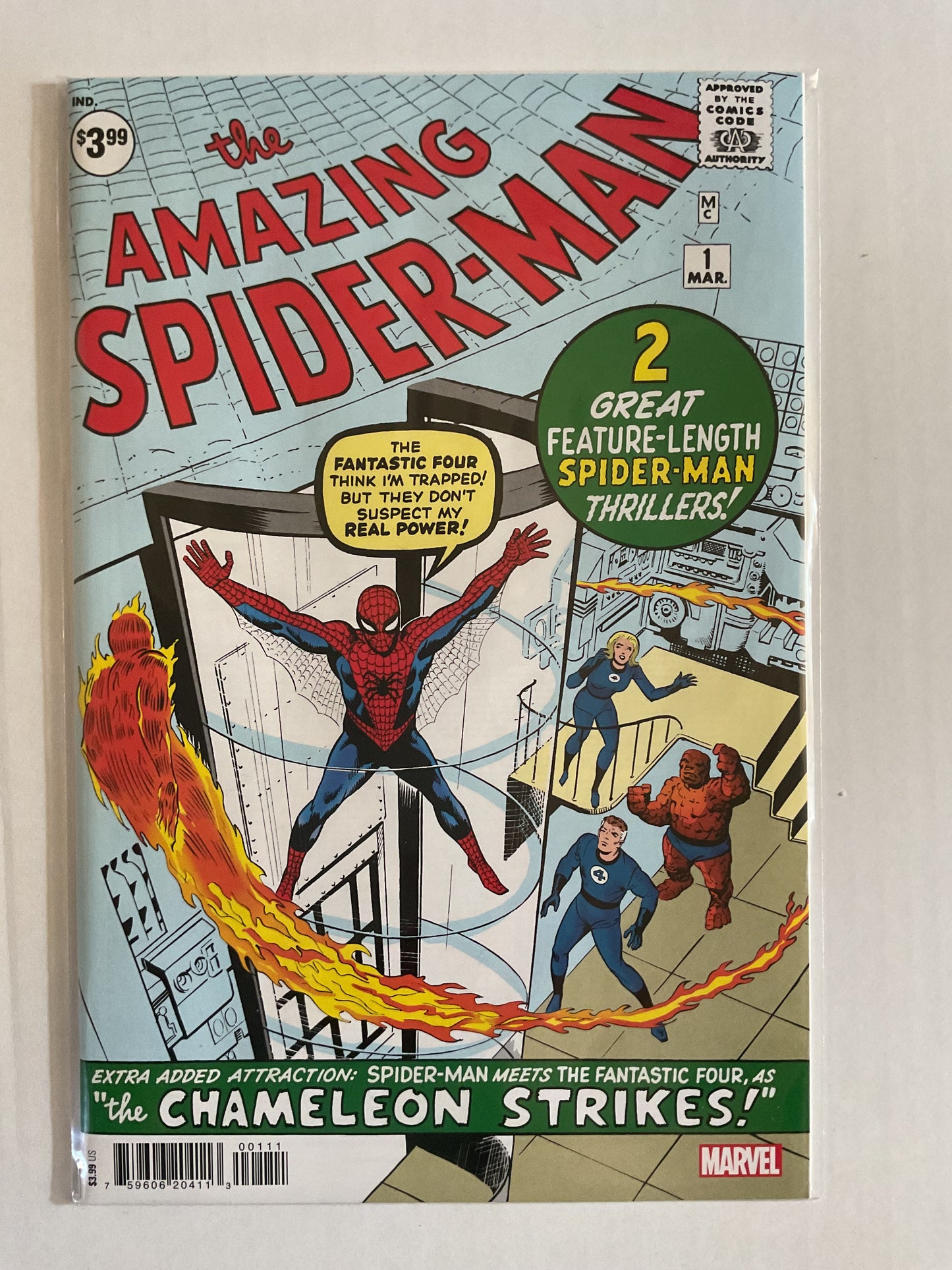 Amazing Spider-Man #1 Facsimile Edition 2022 Marvel Comics