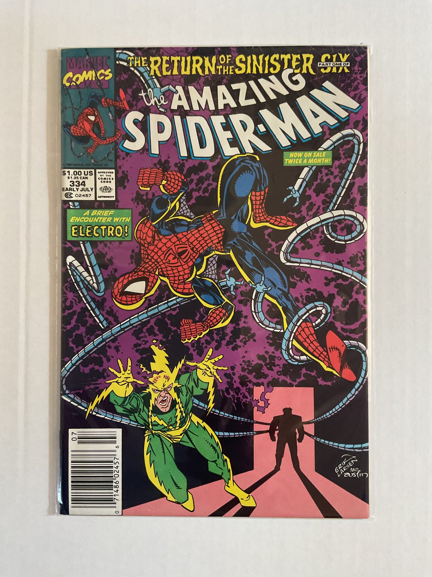Amazing Spider-Man #334 1990 Marvel Comics