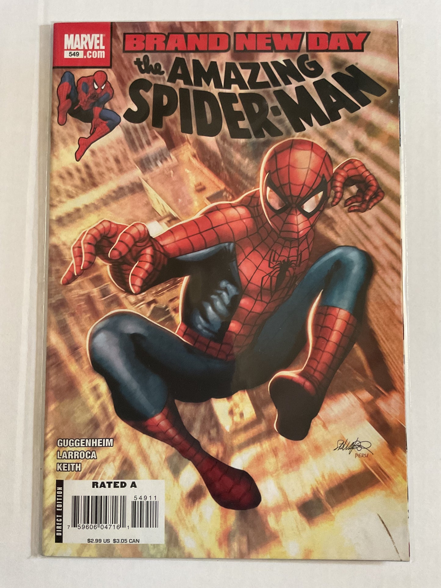Amazing Spider-Man #549 2008 Marvel Comics