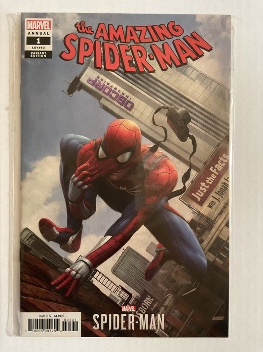 Amazing Spider-Man #1 2018 Marvel Comics 1:10 Videogame Variant