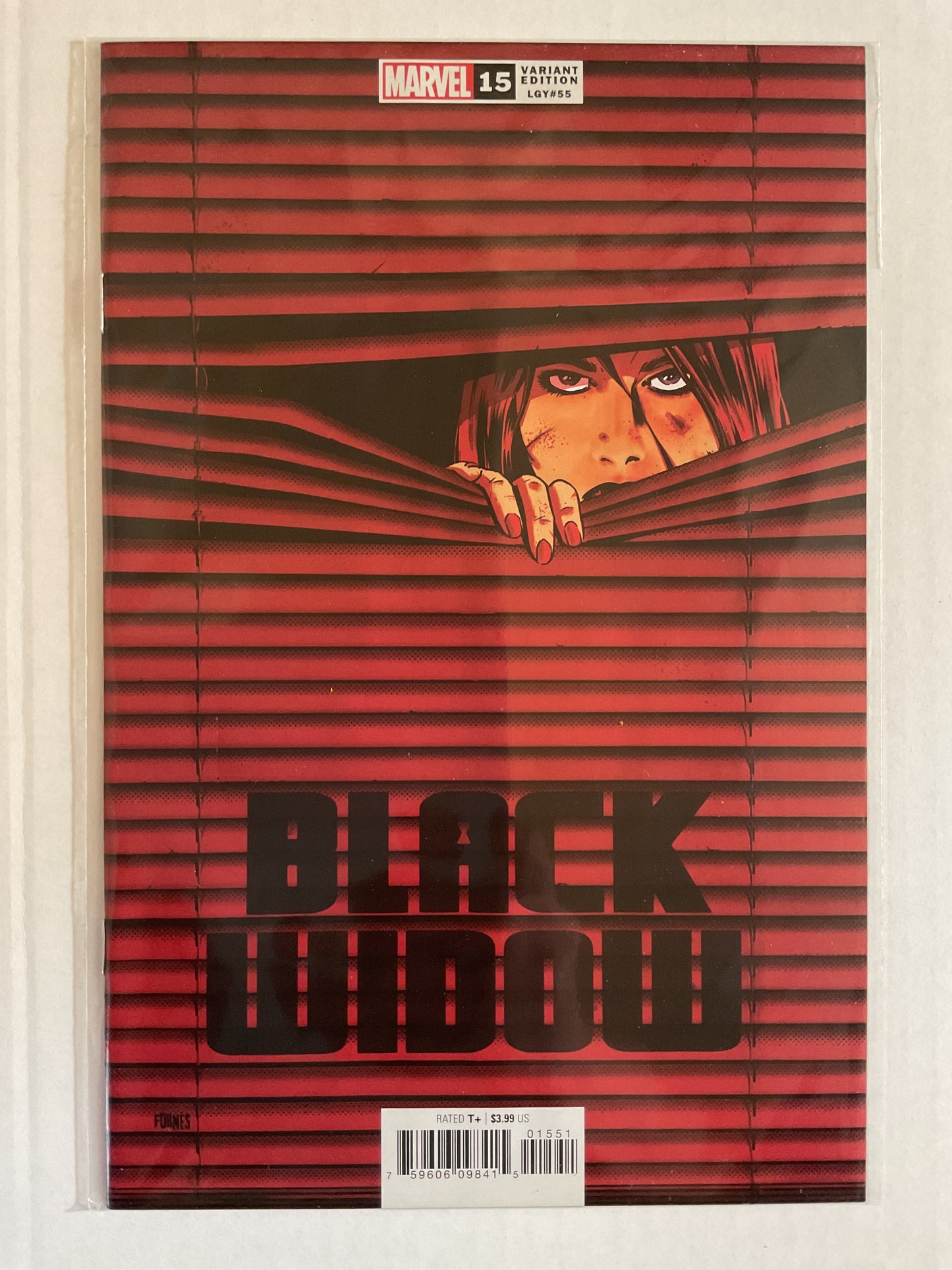 Black Widow #15 2022 Marvel Comics Fornes Shades Variant