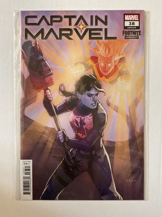 Captain Marvel #38 2021 Marvel Comics Noto Fortnite Cover