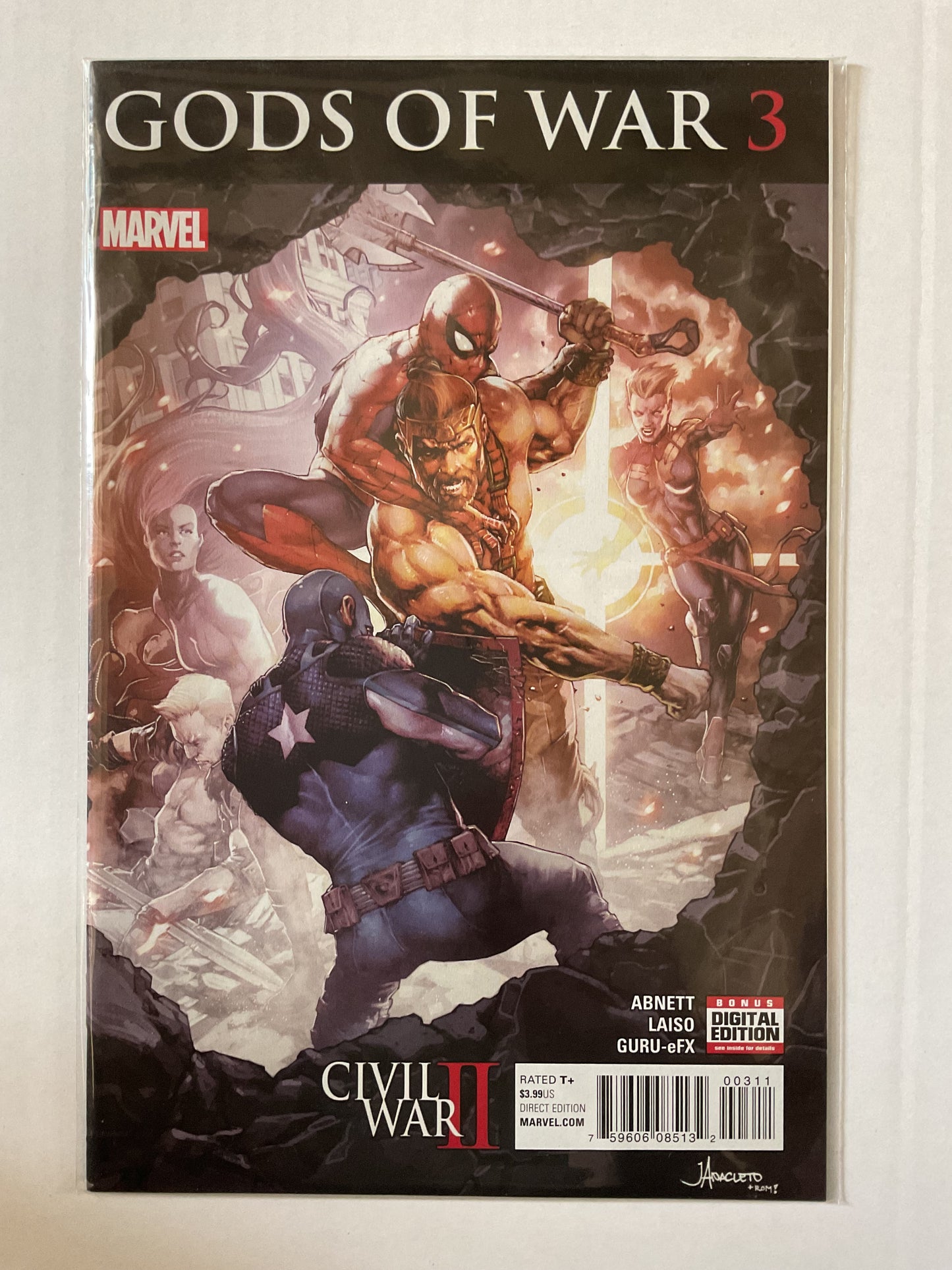 Civil War II Gods Of War #3 2016 Marvel Comics