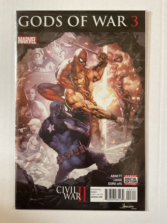 Civil War II Gods Of War #3 2016 Marvel Comics