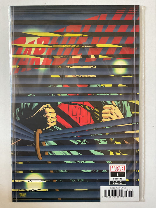 Daredevil #1 2022 Marvel Comics Fornes Shades Variant