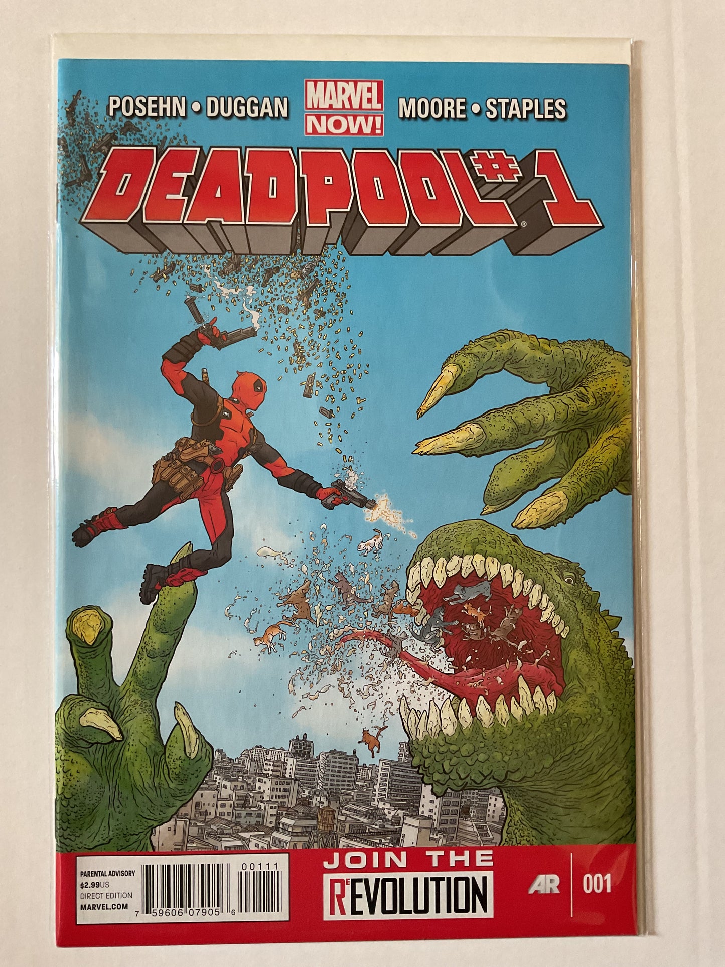 Deadpool #1 2012 Marvel Comics 1st Appearance of Emily Preston