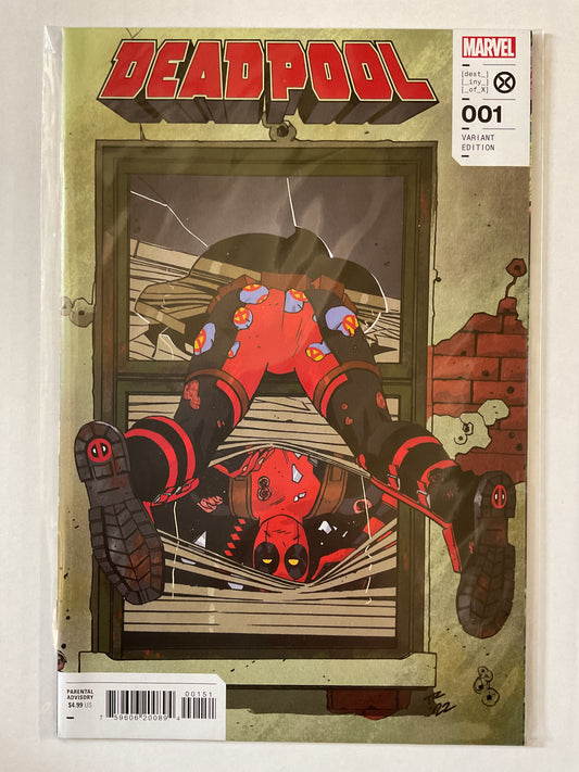 Deadpool #1 2022 Marvel Comics Reilly Shades Variant